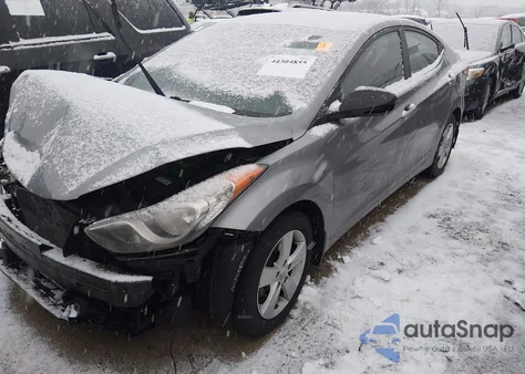 2013 Hyundai Elantra Gls from USA, damaged, VIN KMHDH4AE9DU917458